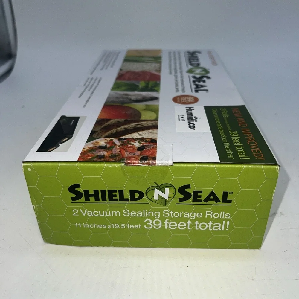 Vacuum Seal Rolls (Black and Clear, 11